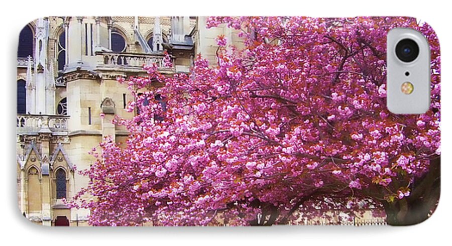  iPhone 8 Case featuring the photograph Springtime in Paris by Christiane Kingsley