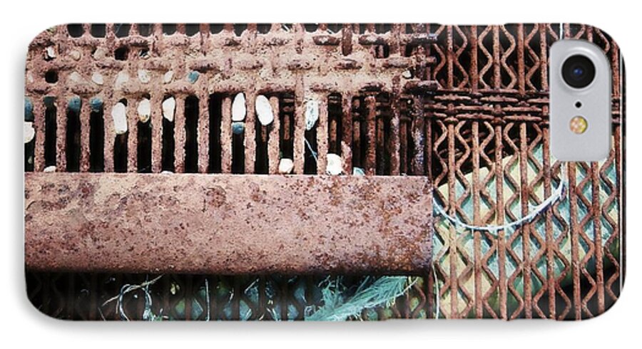 Rust iPhone 8 Case featuring the photograph Steal and Stone by Jamie Johnson