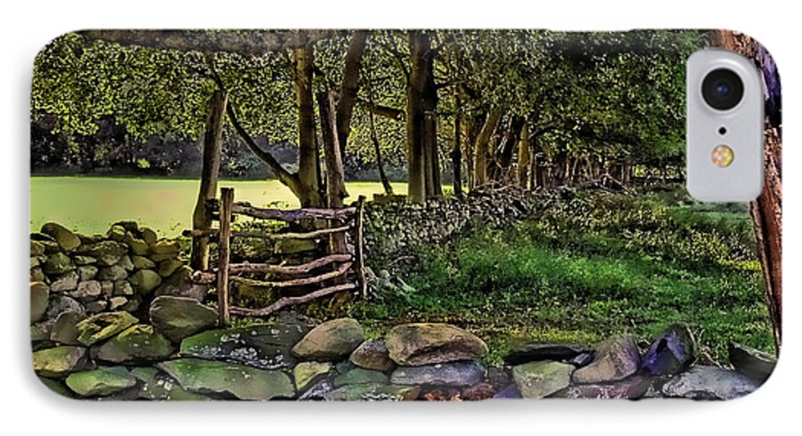 New England iPhone 8 Case featuring the photograph Stone Walled by Tom Prendergast