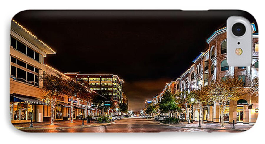 Sugar Land Town Center iPhone 8 Case featuring the photograph Sugar Land Town Square by David Morefield