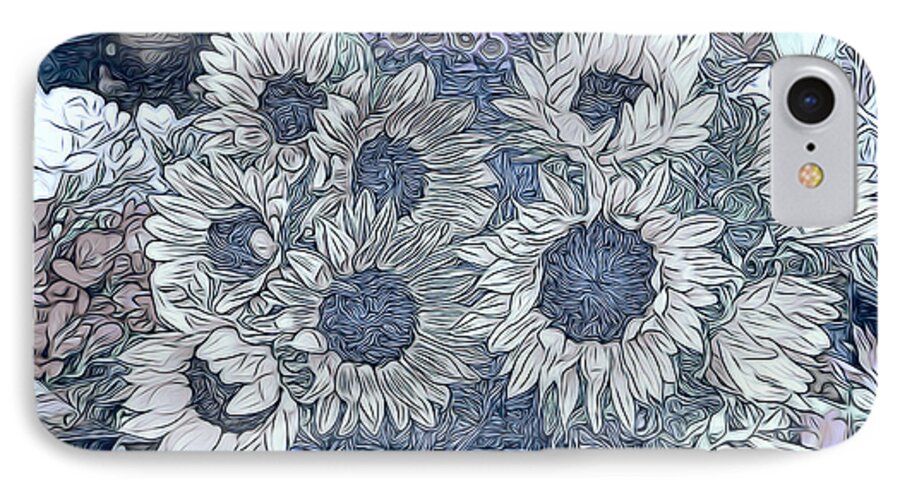 Sunflowers iPhone 8 Case featuring the photograph Sunflowers Paris by Jack Torcello
