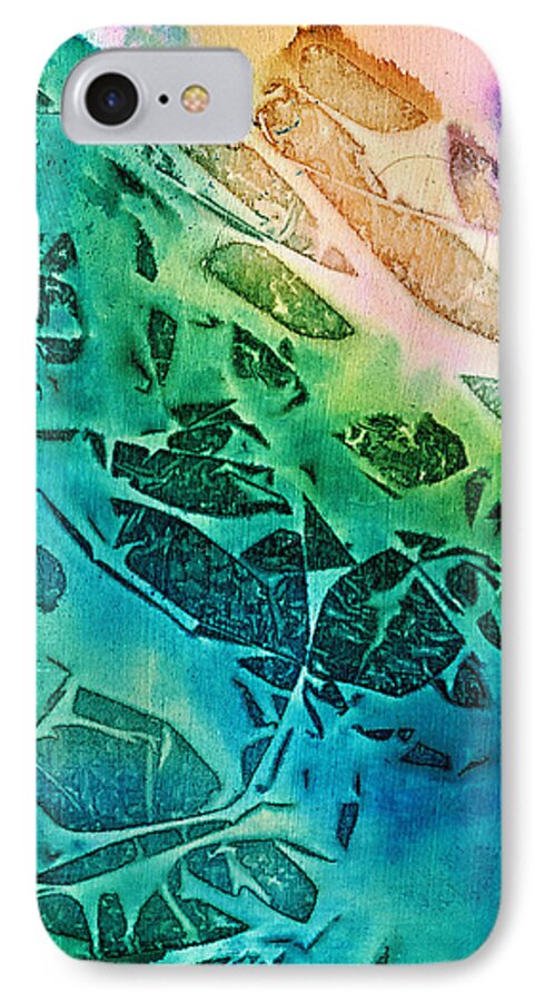 Waves iPhone 8 Case featuring the painting Sunlit Waves by Alene Sirott-Cope