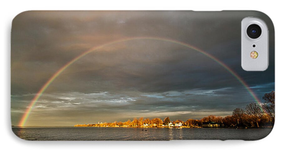 Matt Molloy iPhone 8 Case featuring the photograph Sunrise Rainbow by Matt Molloy