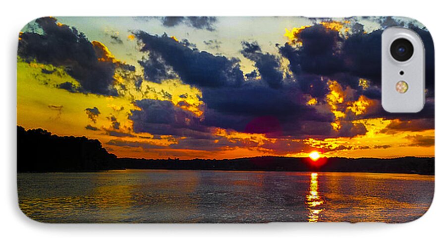 Ken iPhone 8 Case featuring the photograph Sunset At Lake Logan Martin by Ken Johnson
