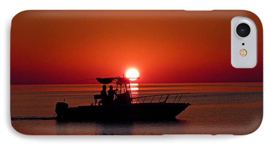 Sunset Cruise iPhone 8 Case featuring the photograph Sunset Cruise by Susan Duda