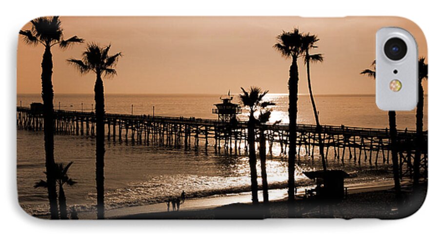 Sunset Over The Pacific iPhone 8 Case featuring the photograph Sunset over the Pacific by Ann van Breemen