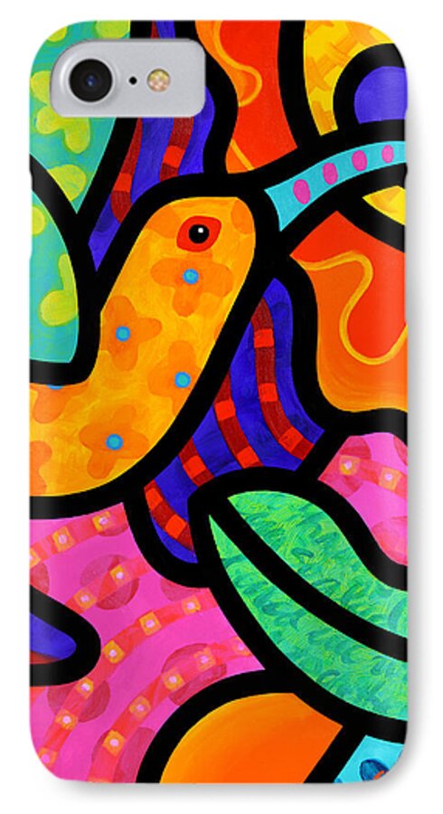 Bird iPhone 8 Case featuring the painting Sweet Spot by Steven Scott
