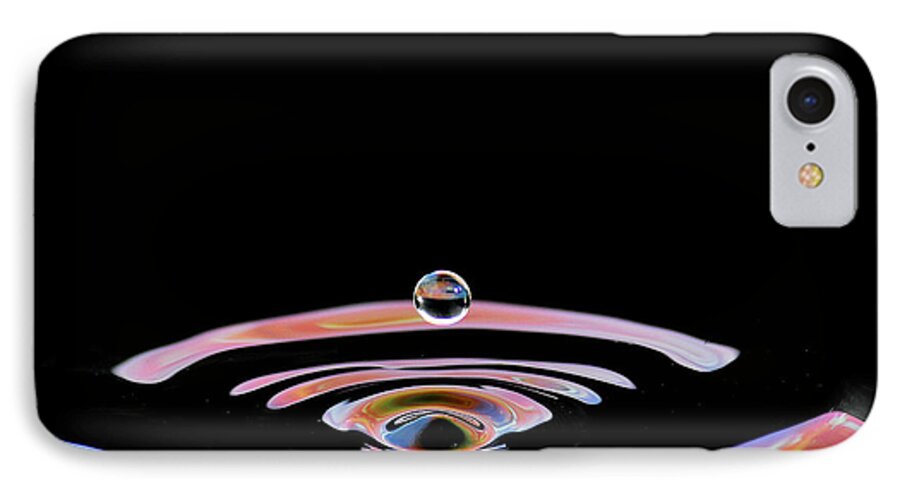 Water Drops iPhone 8 Case featuring the photograph Synchronicity by Gene Tatroe