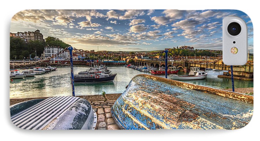England iPhone 8 Case featuring the photograph The Boats of Folkestone by Tim Stanley