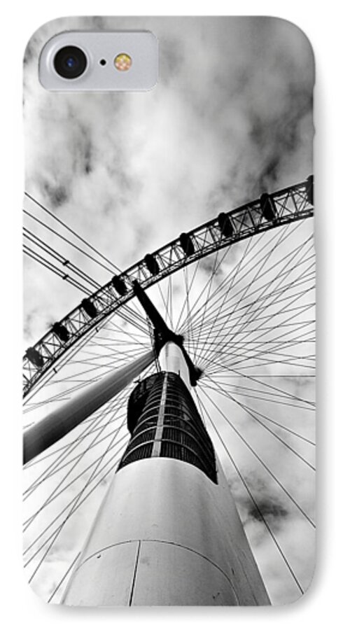 London iPhone 8 Case featuring the photograph The eye by Jorge Maia