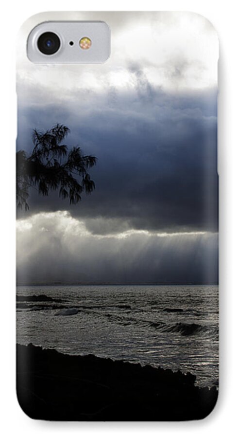 Clouds iPhone 8 Case featuring the photograph The Silver Lining by Edward Hawkins II