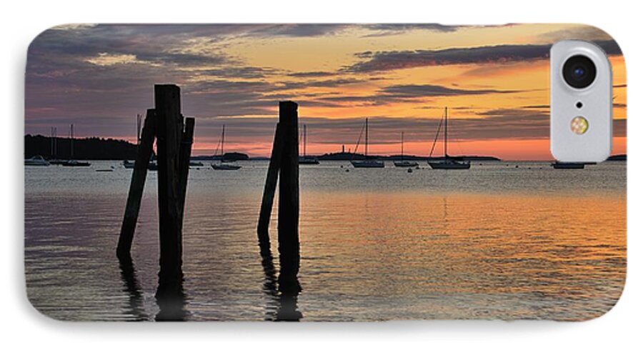 Maine iPhone 8 Case featuring the photograph The Start Of A Good Day by Paul Noble