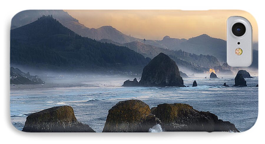 Cannon Beach iPhone 8 Case featuring the photograph The Unpredictable North Coast by Ryan Manuel