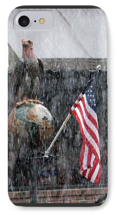 America iPhone 8 Case featuring the photograph These Colors Dont Run by John Glass