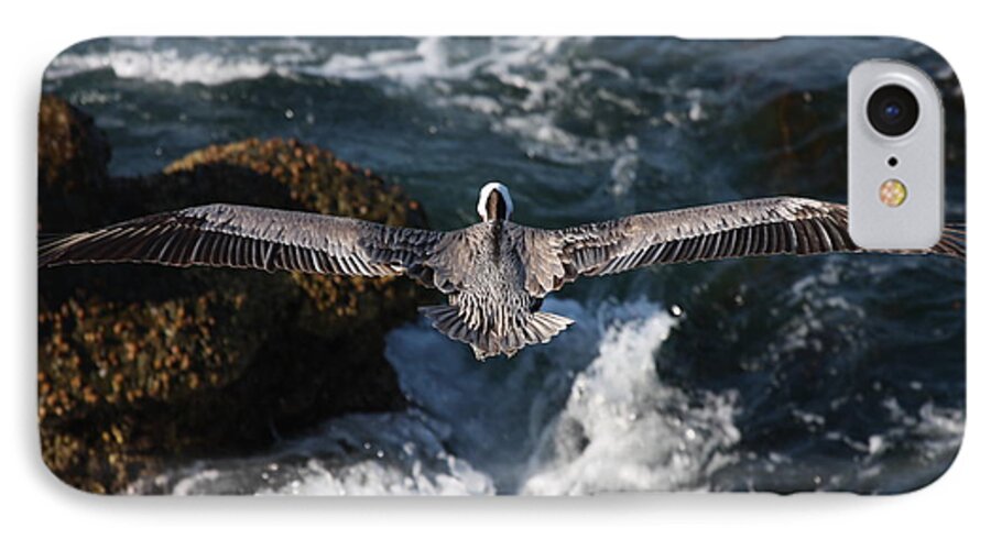 Pelican iPhone 8 Case featuring the photograph Through the eyes of a pelican by Nathan Rupert