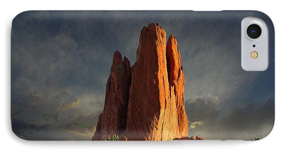 Awe iPhone 8 Case featuring the photograph Tower of Babel at Sunset by John Hoffman