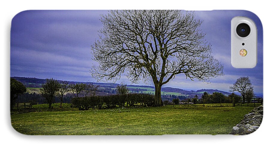 M.c. Story iPhone 8 Case featuring the photograph Tree - Hadrian's Wall by Mary Carol Story