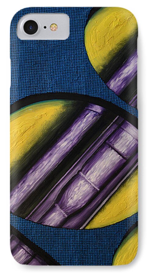 Roughneck iPhone 8 Case featuring the painting Tripping Pipe by Shawn Marlow