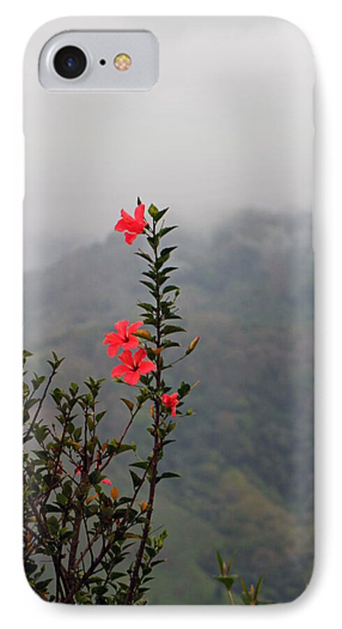 Flowers iPhone 8 Case featuring the photograph Up in the mountains by Lily K