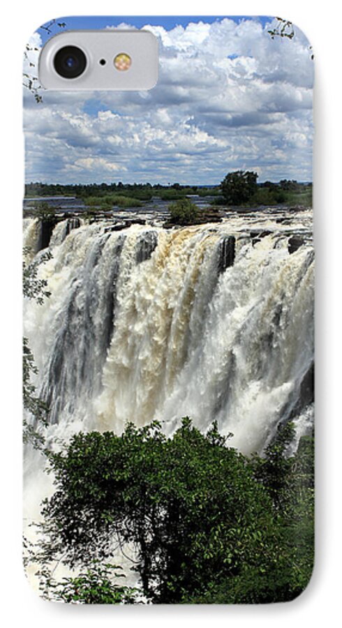 Africa iPhone 8 Case featuring the photograph Victoria Falls On The Zambezi River by Aidan Moran