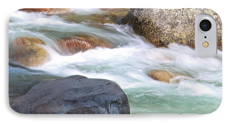 Sequoia National Park iPhone 8 Case featuring the photograph White Water by Heidi Smith