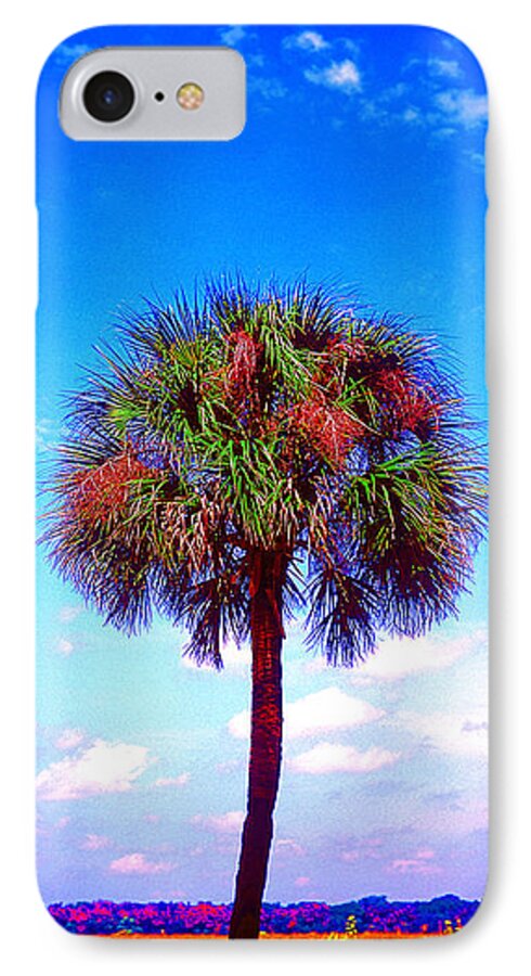 Wild Palms iPhone 8 Case featuring the photograph Wild Palm 1 by John Douglas