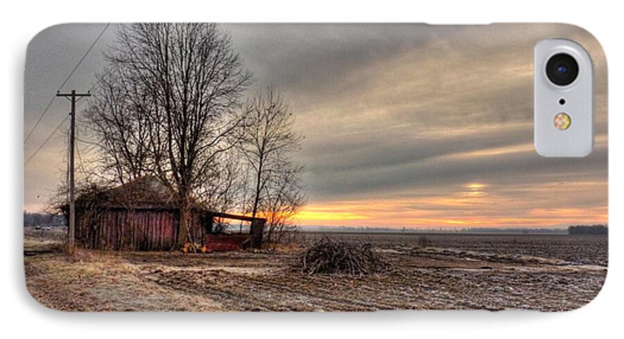 Barn iPhone 8 Case featuring the photograph Bottoms Sunrise by William Fields
