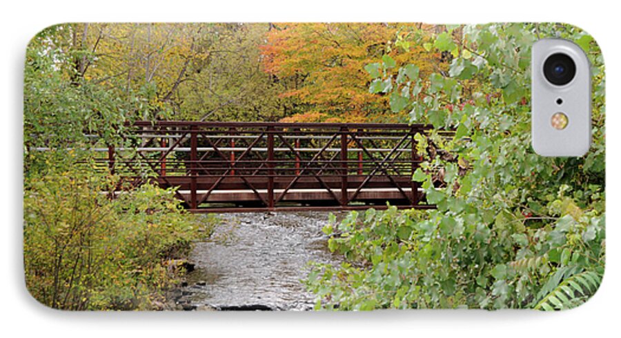 Bridge iPhone 8 Case featuring the photograph Bridge over River by Ronald Grogan