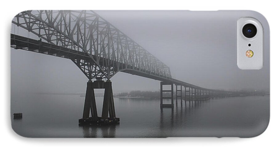 Sold iPhone 8 Case featuring the photograph Bridge to Nowhere by Shelley Neff