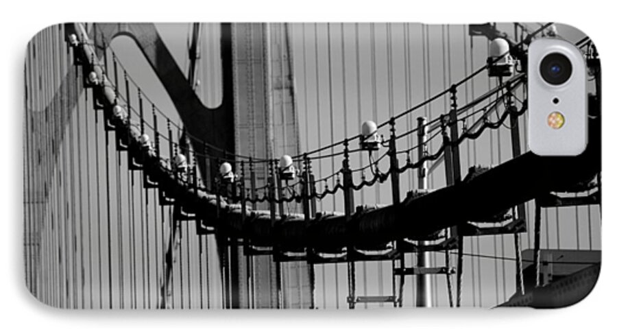 Bridges iPhone 8 Case featuring the photograph Cables by John Schneider