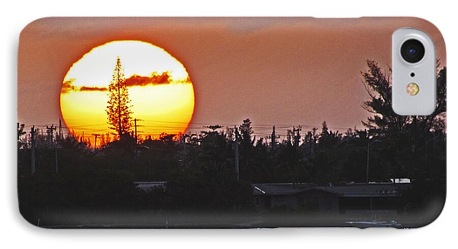 Sunset iPhone 8 Case featuring the photograph Key West Sunset by T Guy Spencer