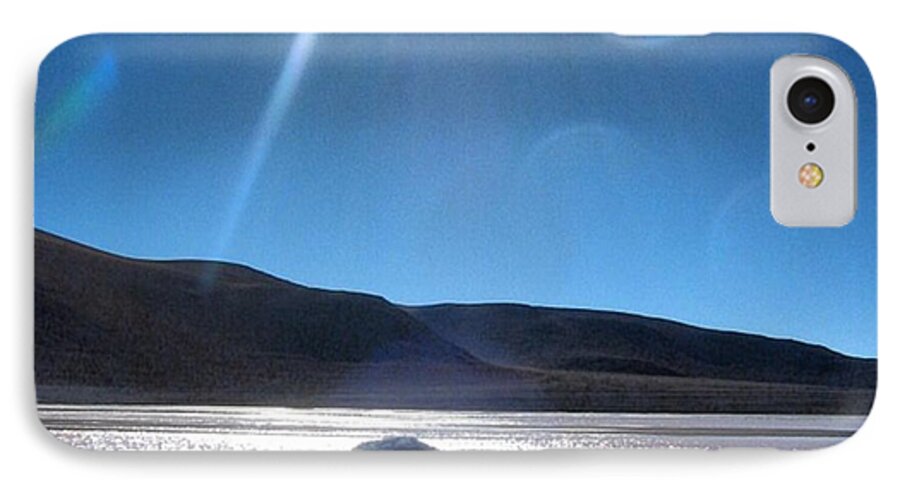 iPhone 8 Case featuring the photograph Laguna Verde by Marie-Claude Charron