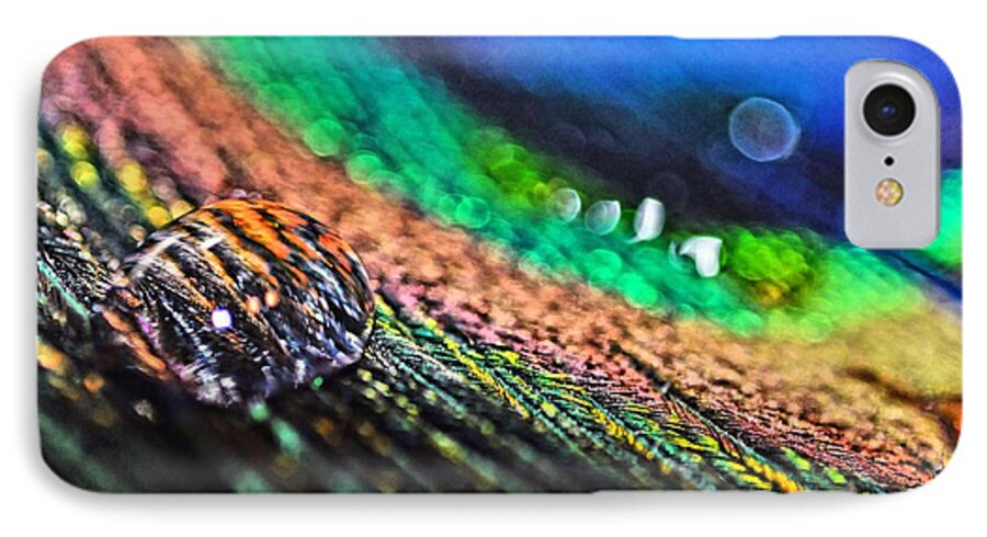 Macro iPhone 8 Case featuring the photograph Majestic Plumage by Lisa Argyropoulos