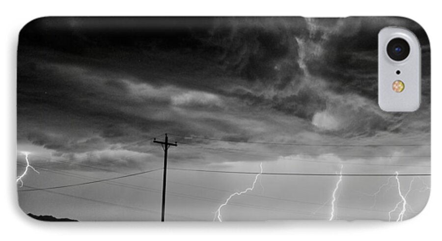 'lightning iPhone 8 Case featuring the photograph Power by Greg Wyatt