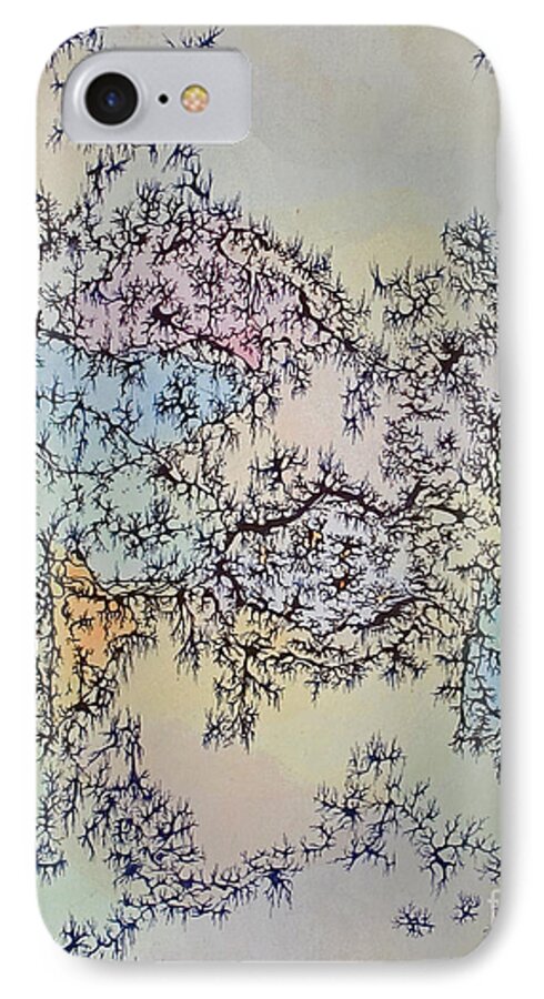 Mixed Media iPhone 8 Case featuring the mixed media Roots by Danielle Scott