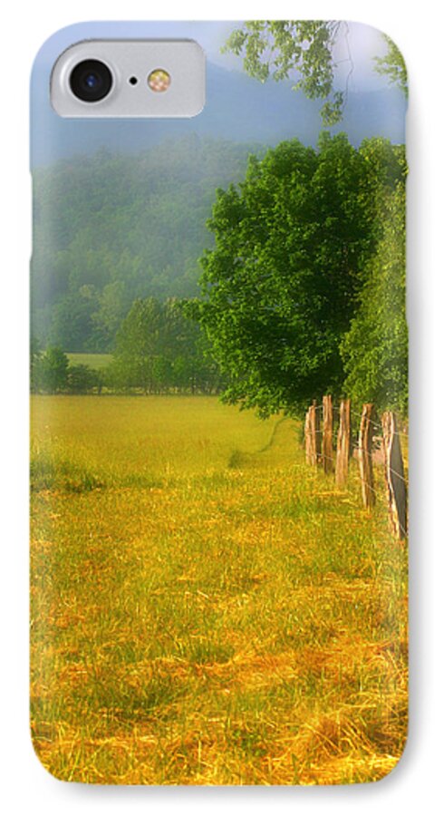 Country iPhone 8 Case featuring the photograph Smoky Mountains Cades Cove by Cindy Haggerty