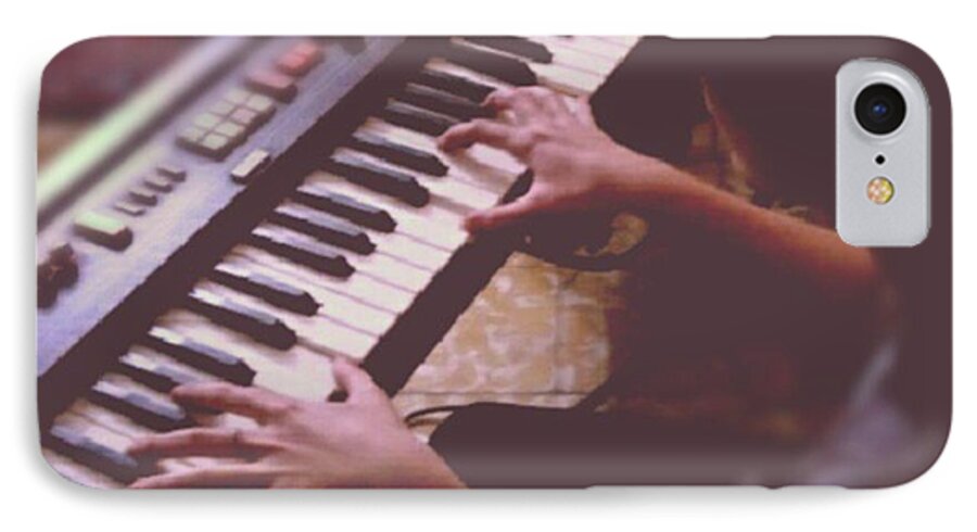 Jesus iPhone 8 Case featuring the photograph Sofi En El Piano. #piano #music by Eduardo Ribera