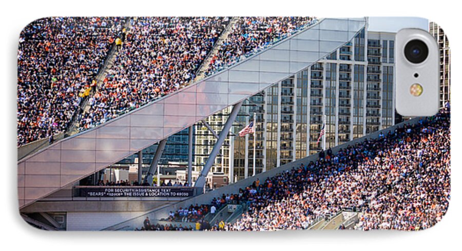 Bears iPhone 8 Case featuring the photograph Soldier Field Crowd by Anthony Doudt