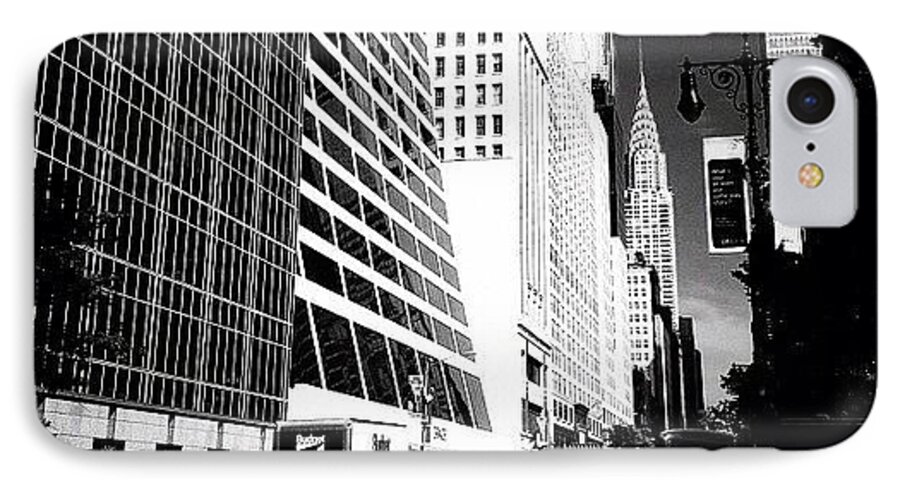 New York City iPhone 8 Case featuring the photograph The Chrysler Building in New York City by Vivienne Gucwa