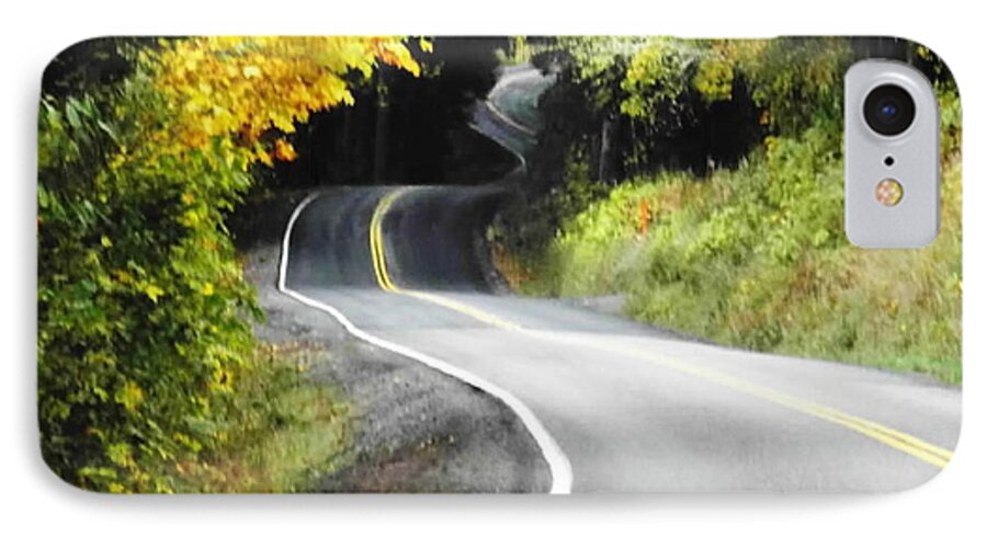 Roads iPhone 8 Case featuring the photograph The Low Road by A L Sadie Reneau