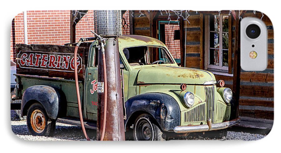  Truck iPhone 8 Case featuring the photograph 1947 Studebaker M-5 Pickup Truck by Gene Parks