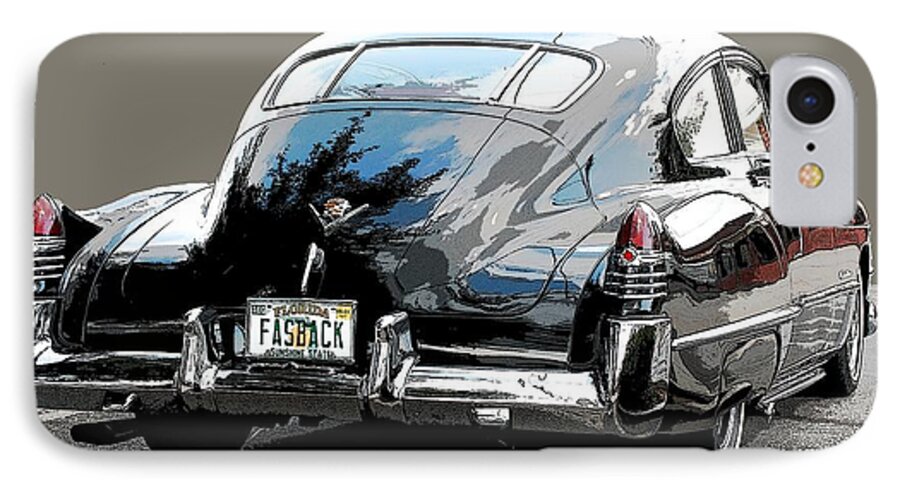 1948 Cadillac iPhone 8 Case featuring the photograph 1948 Fastback Cadillac by Robert Meanor