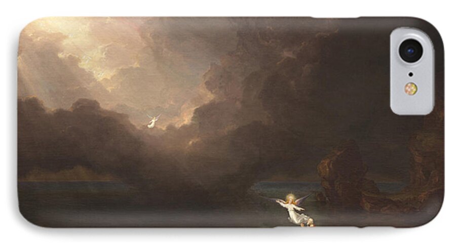 Thomas Cole iPhone 8 Case featuring the painting The Voyage Of Life Old Age #4 by Thomas Cole