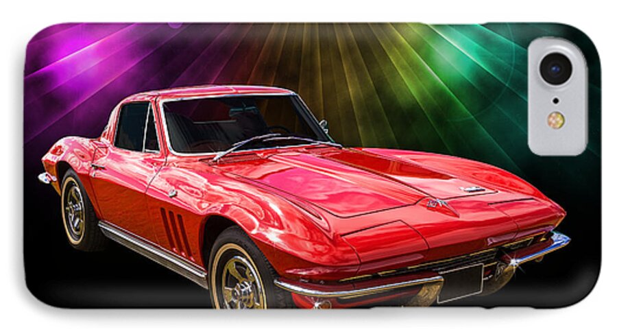 Car iPhone 8 Case featuring the photograph 66 Corvette by Keith Hawley