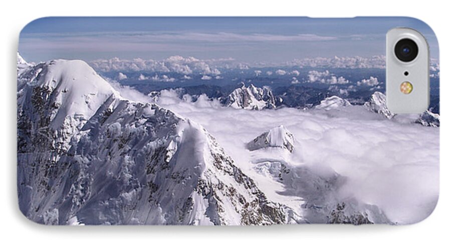 Above Denali iPhone 8 Case featuring the photograph Above Denali by Chad Dutson