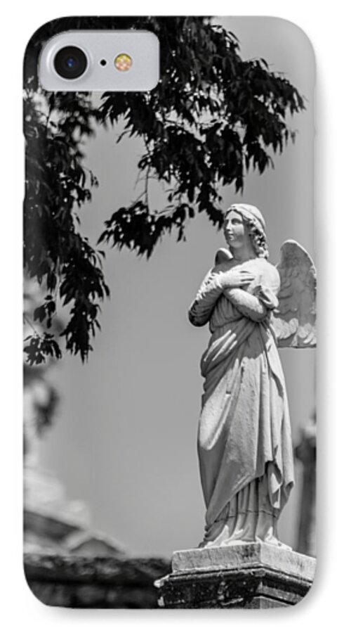 Southern Gothic iPhone 8 Case featuring the photograph Aggelos by James L Bartlett