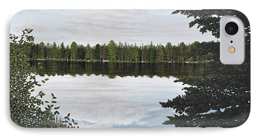 Mcmichael Paintings 2014 iPhone 8 Case featuring the painting Algonquin Park by Kenneth M Kirsch