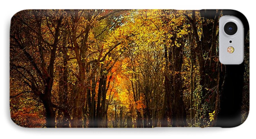 Autumn iPhone 8 Case featuring the photograph Along the Riverbank by Joyce Kimble Smith