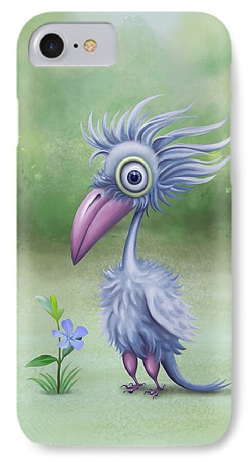 Cute iPhone 8 Case featuring the painting Beauty is subjective by Ivana Westin