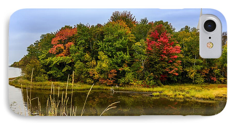 Nikon iPhone 8 Case featuring the photograph Autumn in Mabou by Ken Morris